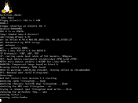 Red Hat Linuxのインストール準備作業を行う。
